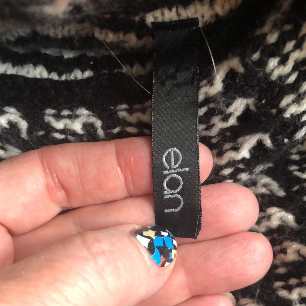 Elan Split Front And Back Turtleneck Sweater Szos - image 4